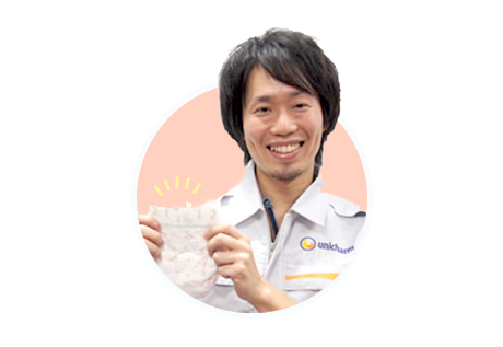 Người phát triển sản phẩm moony Air Fit: Ông Sakaguchi