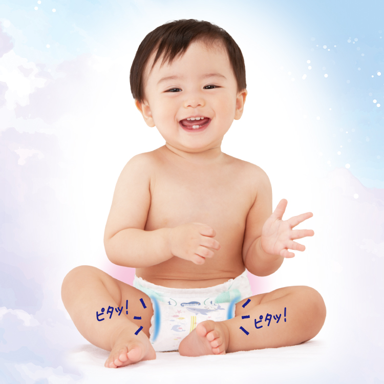 T&atilde; d&aacute;n Moony Blue &Ecirc;m mềm như Marshmallow, an t&acirc;m ngăn tr&agrave;n Cỡ L