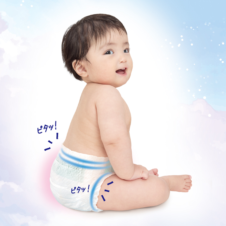 T&atilde; d&aacute;n Moony Blue &Ecirc;m mềm như Marshmallow, an t&acirc;m ngăn tr&agrave;n Cỡ M