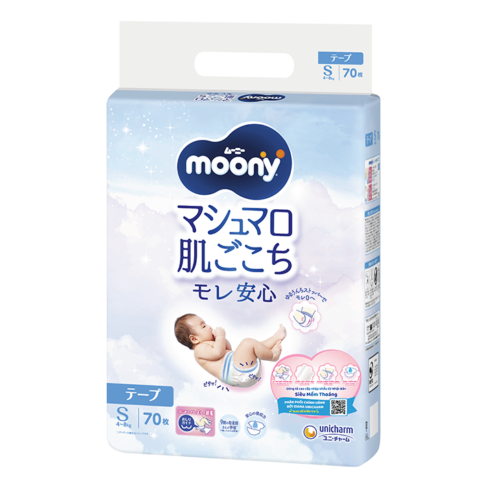 T&atilde; d&aacute;n Moony Blue cỡ S