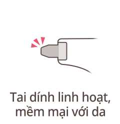 Tai d&iacute;nh linh hoạt, mềm mại với da