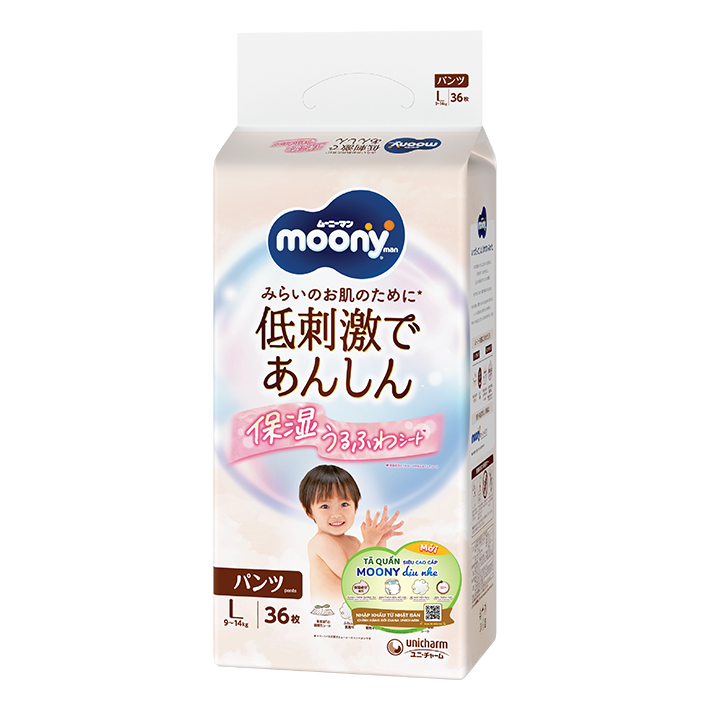 T&atilde; quần Moony Dịu Nhẹ, Cỡ L