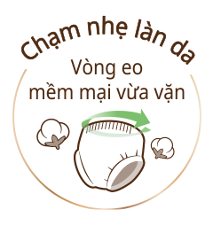 Vòng eo mềm mại vừa vặn